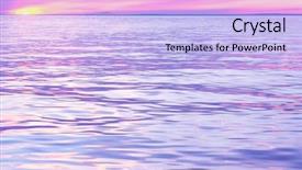  Presentation with purple gold - Slide deck with purple gold free - setting into the sea magnificent background and a light blue colored foreground