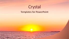  Presentation with skies - Slide deck with purple gold free - sunset over water burning skies background and a lemonade colored foreground