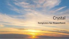  Presentation with paradise - Slides enhanced with purple gold free - sunset over water glowing paradise background and a lemonade colored foreground