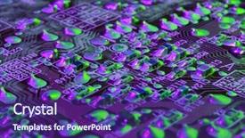  Presentation with pattern - Audience pleasing presentation design consisting of purple green - mainboard abstract background pattern backdrop and a violet colored foreground