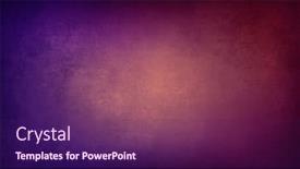  Presentation with purple grunge - Audience pleasing PPT theme consisting of purple grunge textured wall background backdrop and a violet colored foreground