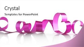  Presentation with white dove heart - Beautiful presentation featuring purple hearts from ribbon isolated backdrop and a white colored foreground