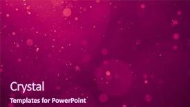  Presentation with snowflakes - Audience pleasing slide deck consisting of purple light background with snowflakes backdrop and a dark gray colored foreground