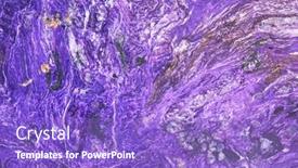  Presentation with marble - Cool new PPT theme with purple-marble-texture-background backdrop and a light blue colored foreground