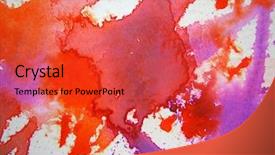  Presentation with orange abstract - Cool new presentation with purple orange and white abstract backdrop and a red colored foreground