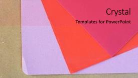  Presentation with abstract purple and brown floral - Presentation theme consisting of purple orange red and brown background and a  colored foreground