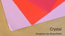  Presentation with purple - Cool new PPT theme with purple orange red and brown backdrop and a  colored foreground