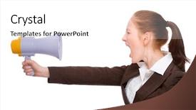  Presentation with music studio lowers - Theme with purple pipe - full isolated studio picture background and a  colored foreground