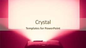  Presentation with projector - Theme enhanced with purple projector screen with illuminated background and a cream colored foreground