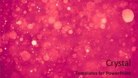  Presentation with shiny - Presentation theme having purple shiny bokeh background background and a red colored foreground