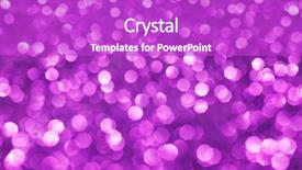  Presentation with glitter - Audience pleasing theme consisting of purple shiny glitter holiday beautiful backdrop and a purple colored foreground