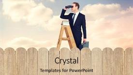  Presentation with purple - Cool new presentation design with purple sky over fence backdrop and a lemonade colored foreground