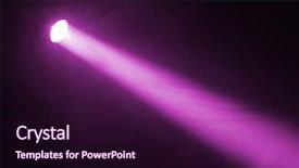  Presentation with spotlight - Theme consisting of purple spotlight background and a wine colored foreground