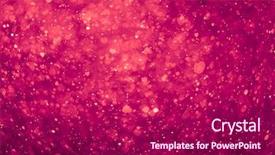  Presentation with hearts - PPT theme enhanced with purple stardust - glowing pink hearts background background and a violet colored foreground