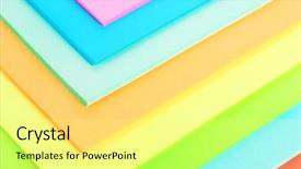  Presentation with diversity bright colors - Amazing presentation theme having purple stock - background of bright colorful paper backdrop and a blonde colored foreground