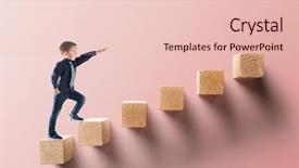  Presentation with business growth and profit - Audience pleasing slide deck consisting of purple stock - growth business color concept backdrop and a lemonade colored foreground