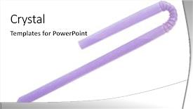  Presentation with rustic purple snapshots - Theme featuring purple straw on white background background and a  colored foreground