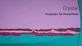  Presentation with cotton fabric - Cool new slide set with purple-sunset-or-sunrise-over backdrop and a coral colored foreground