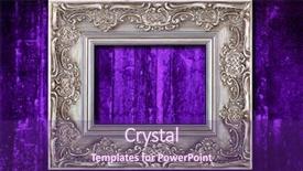  Presentation with silver purple - Presentation theme enhanced with purple velvet grungy wallpaper background and a  colored foreground
