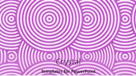  Presentation with vintage retro - Presentation design with purple-vintage-circle-texture-pattern background and a lavender colored foreground