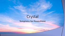  Presentation with skies - Theme having purple wave - sunset over water burning skies background and a light blue colored foreground