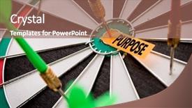  Presentation with purpose - Beautiful presentation theme featuring purpose backdrop and a coral colored foreground