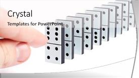  Presentation with domino - Audience pleasing presentation theme consisting of various berries background shallow depth of field and the focus is on the blackberry backdrop and a dark gray colored foreground