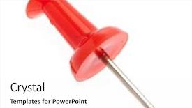  Presentation with scroll paper isolated on white - Beautiful presentation featuring push pin - thumbtack isolated on a white backdrop and a white colored foreground