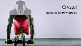  Presentation with endurance - PPT layouts consisting of  background and a  colored foreground