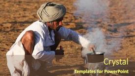  Presentation with rajasthan - Colorful PPT theme enhanced with pushkar-india-november-18 backdrop and a tawny brown colored foreground