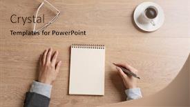  Presentation with forget - Slides having put it down not to forget background and a coral colored foreground