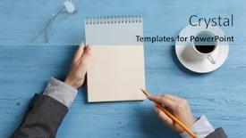  Presentation with forget - Audience pleasing presentation design consisting of put it down not to forget backdrop and a light blue colored foreground