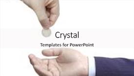  Presentation with safe - Amazing presentation having your money in safe hand backdrop and a white colored foreground