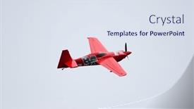  Presentation with air plane - PPT theme with putrajaya-malaysia-may-17-2014 background and a sky blue colored foreground