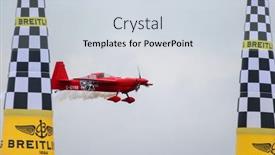  Presentation with air plane - Cool new PPT theme with putrajaya-malaysia-may-17-2014 backdrop and a sky blue colored foreground