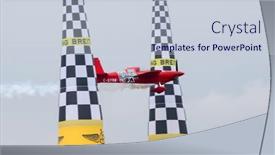  Presentation with air plane - Presentation design featuring putrajaya-malaysia-may-17-2014 background and a lemonade colored foreground