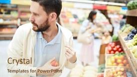  Presentation with organic - Theme consisting of putting fruit into inside pocket background and a lemonade colored foreground