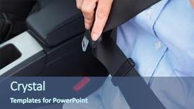  Presentation with car business - Presentation theme featuring young giraffe giraffa camelopardalis eating from an acacia tree in serengeti national park tanzania background and a coral colored foreground.