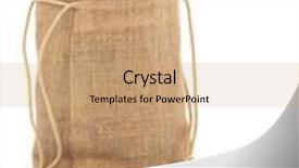  Presentation with lentils - Amazing presentation theme having puy-lentils-in-a-hessian backdrop and a coral colored foreground