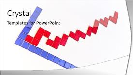  Presentation with puzzle - Beautiful presentation featuring puzzle chart as business concept backdrop and a  colored foreground
