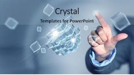  Presentation with thinking outside box - Presentation with puzzle 3d - thinking outside the box background and a light blue colored foreground