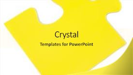  Presentation with puzzle piece steps - Cool new presentation design with puzzle a over white background backdrop and a  colored foreground