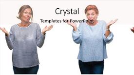  Presentation with people collage - Theme enhanced with puzzle blanco - collage of group of elegant background and a lemonade colored foreground