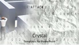  Presentation with maze - Audience pleasing presentation design consisting of grey smart tech transition backdrop and a light gray colored foreground