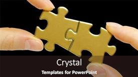  Presentation with black hand - Colorful PPT layouts enhanced with puzzle-in-hand-isolated backdrop and a wine colored foreground