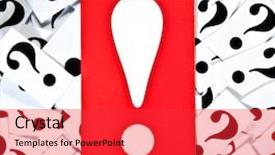  Presentation with questions - PPT theme with puzzle insight - answer to all questions background and a red colored foreground