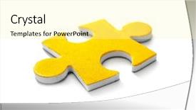  Presentation with autism awareness - Cool new slides with puzzle on white background autism backdrop and a blonde colored foreground