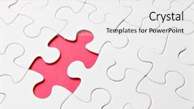  Presentation with peace - Slide deck with puzzle one peace missing background and a white colored foreground