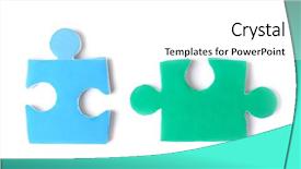  Presentation with autism puzzle - Amazing slides having puzzle pieces on white background backdrop and a white colored foreground