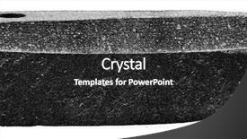  Presentation with summit - Beautiful PPT theme featuring puzzle summit with saw cut backdrop and a dark gray colored foreground